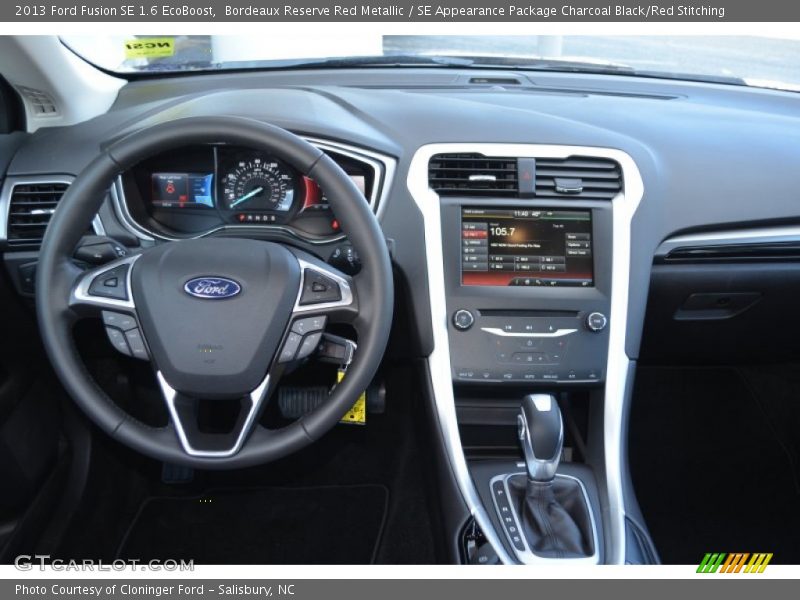 Bordeaux Reserve Red Metallic / SE Appearance Package Charcoal Black/Red Stitching 2013 Ford Fusion SE 1.6 EcoBoost