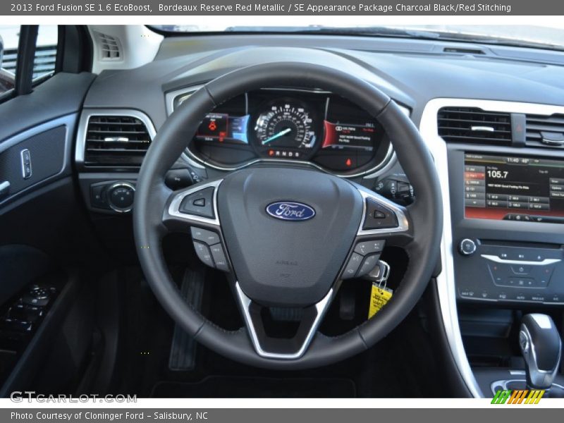 Bordeaux Reserve Red Metallic / SE Appearance Package Charcoal Black/Red Stitching 2013 Ford Fusion SE 1.6 EcoBoost