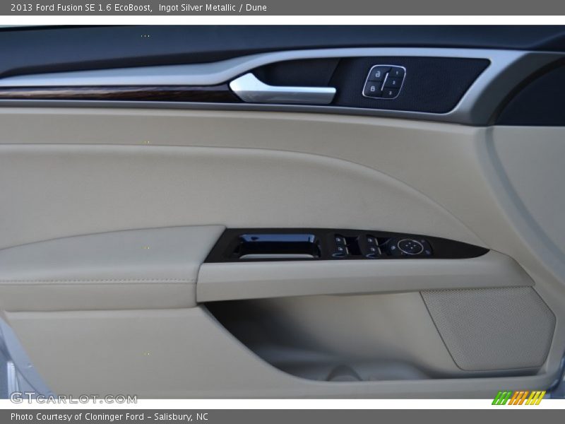 Ingot Silver Metallic / Dune 2013 Ford Fusion SE 1.6 EcoBoost
