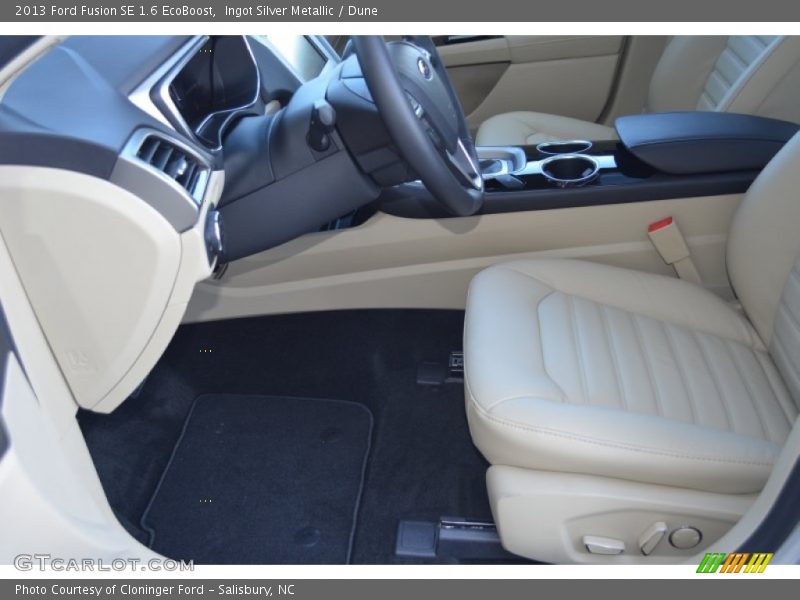 Ingot Silver Metallic / Dune 2013 Ford Fusion SE 1.6 EcoBoost