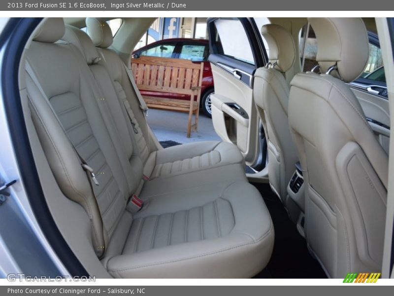 Rear Seat of 2013 Fusion SE 1.6 EcoBoost