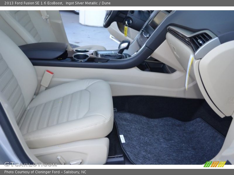 Ingot Silver Metallic / Dune 2013 Ford Fusion SE 1.6 EcoBoost
