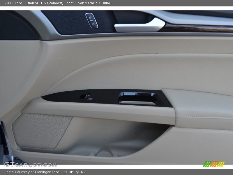Ingot Silver Metallic / Dune 2013 Ford Fusion SE 1.6 EcoBoost