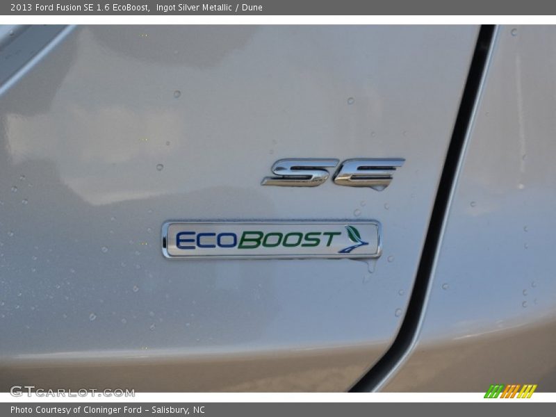 Ingot Silver Metallic / Dune 2013 Ford Fusion SE 1.6 EcoBoost