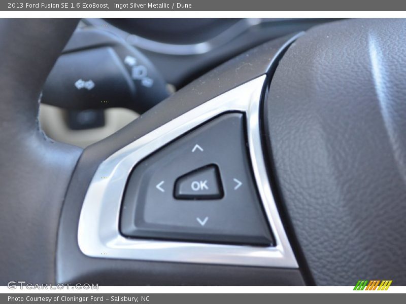 Ingot Silver Metallic / Dune 2013 Ford Fusion SE 1.6 EcoBoost