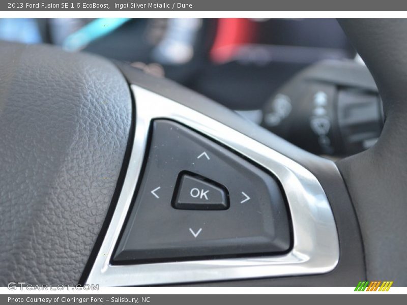 Ingot Silver Metallic / Dune 2013 Ford Fusion SE 1.6 EcoBoost