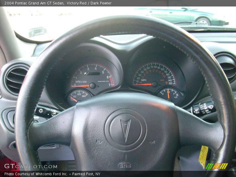 Victory Red / Dark Pewter 2004 Pontiac Grand Am GT Sedan