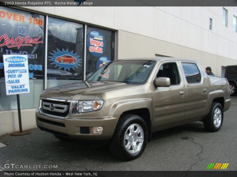 Mocha Metallic / Beige 2009 Honda Ridgeline RTS