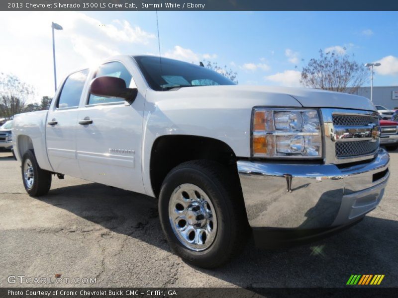 Summit White / Ebony 2013 Chevrolet Silverado 1500 LS Crew Cab