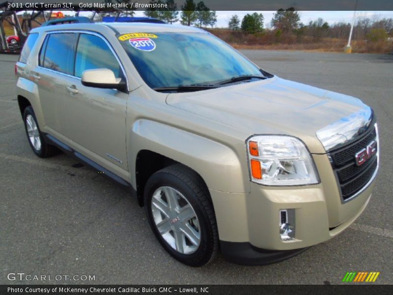 Gold Mist Metallic / Brownstone 2011 GMC Terrain SLT