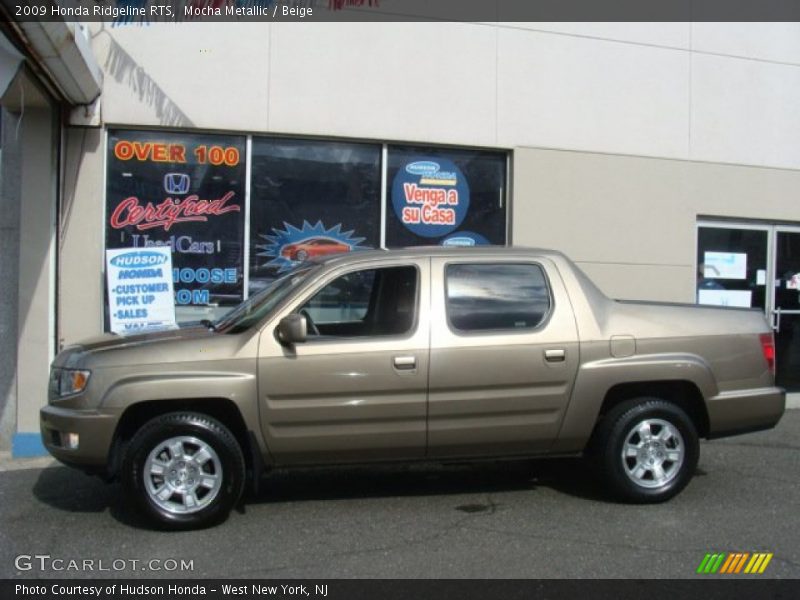 Mocha Metallic / Beige 2009 Honda Ridgeline RTS