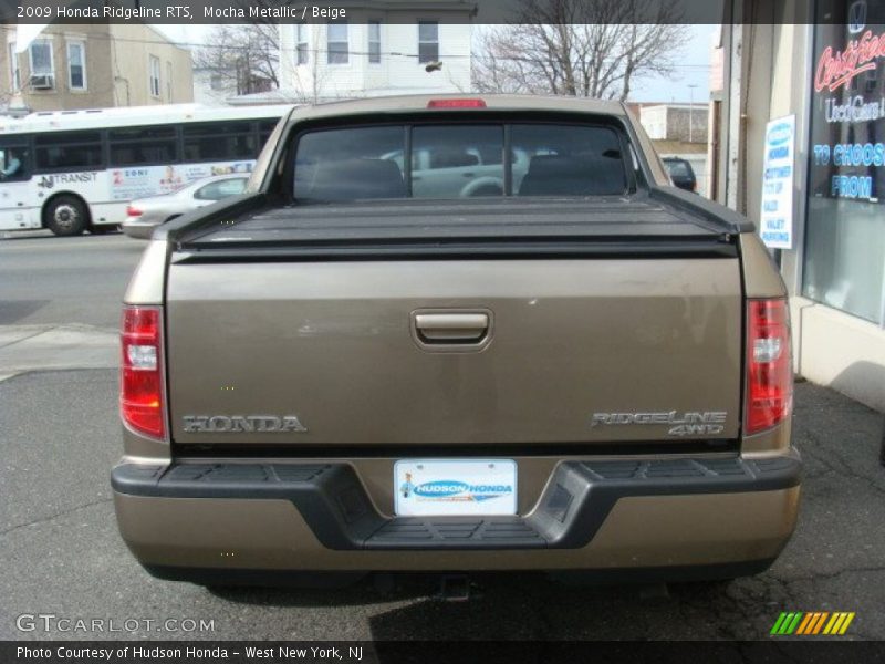 Mocha Metallic / Beige 2009 Honda Ridgeline RTS