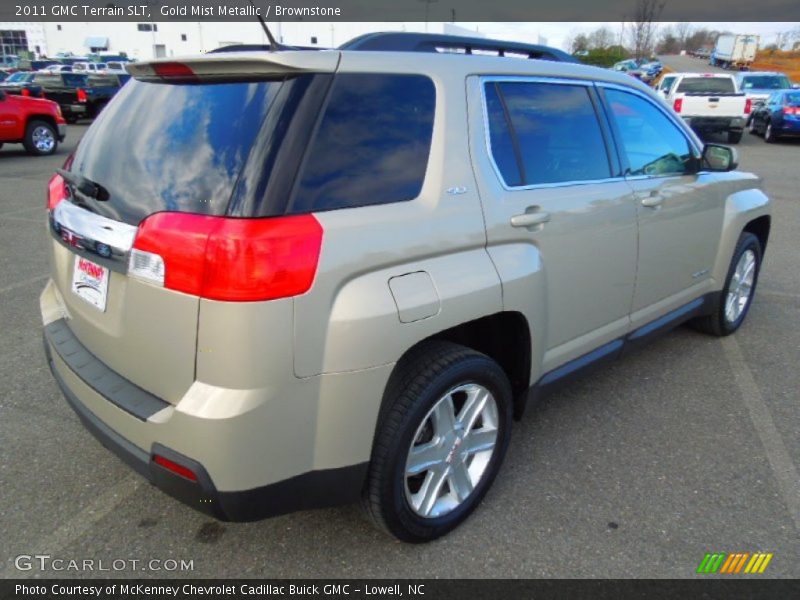 Gold Mist Metallic / Brownstone 2011 GMC Terrain SLT