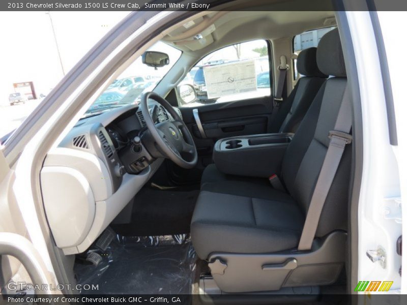 Summit White / Ebony 2013 Chevrolet Silverado 1500 LS Crew Cab