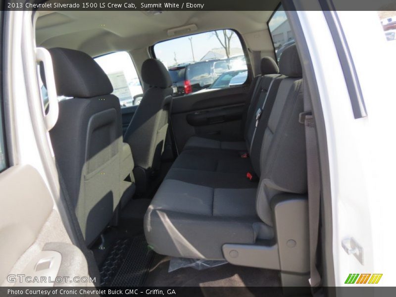 Summit White / Ebony 2013 Chevrolet Silverado 1500 LS Crew Cab