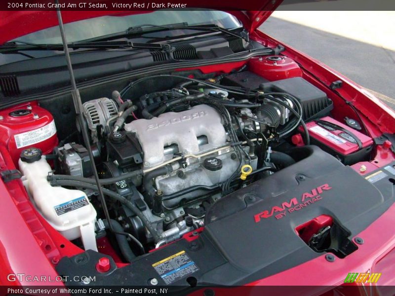 Victory Red / Dark Pewter 2004 Pontiac Grand Am GT Sedan