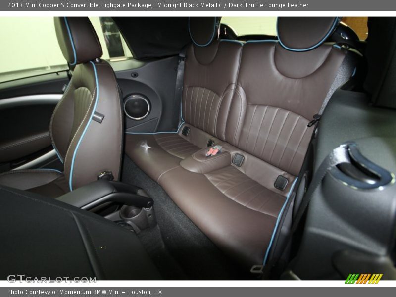 Midnight Black Metallic / Dark Truffle Lounge Leather 2013 Mini Cooper S Convertible Highgate Package
