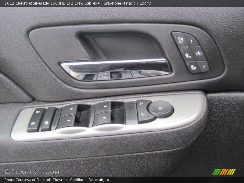 Graystone Metallic / Ebony 2012 Chevrolet Silverado 2500HD LTZ Crew Cab 4x4