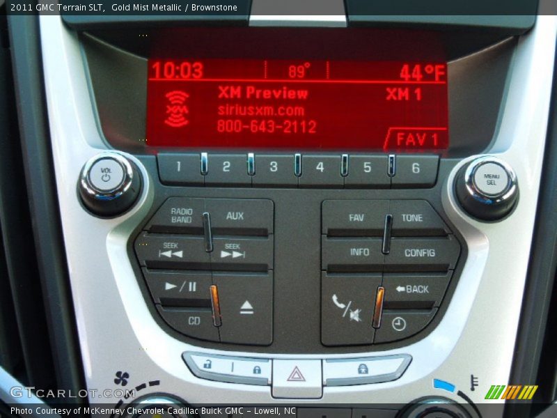Controls of 2011 Terrain SLT