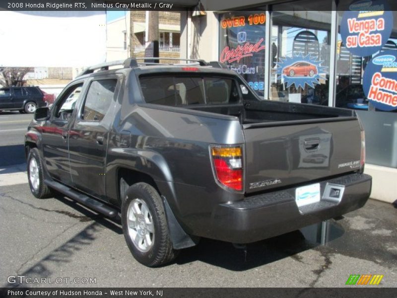 Nimbus Gray Metallic / Gray 2008 Honda Ridgeline RTS