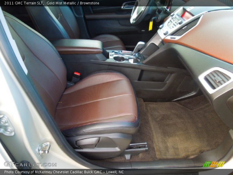Gold Mist Metallic / Brownstone 2011 GMC Terrain SLT