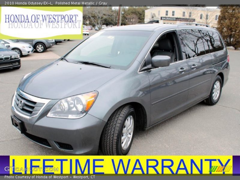 Polished Metal Metallic / Gray 2010 Honda Odyssey EX-L