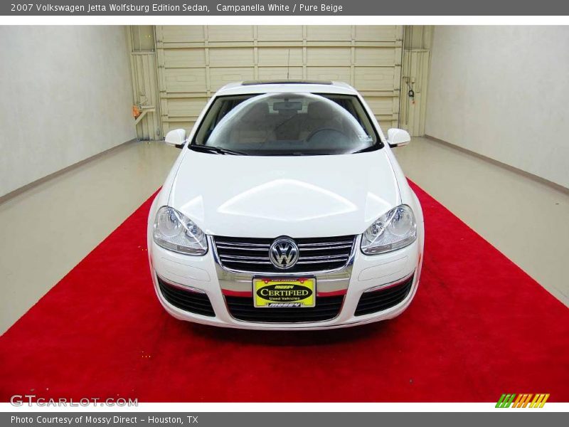 Campanella White / Pure Beige 2007 Volkswagen Jetta Wolfsburg Edition Sedan