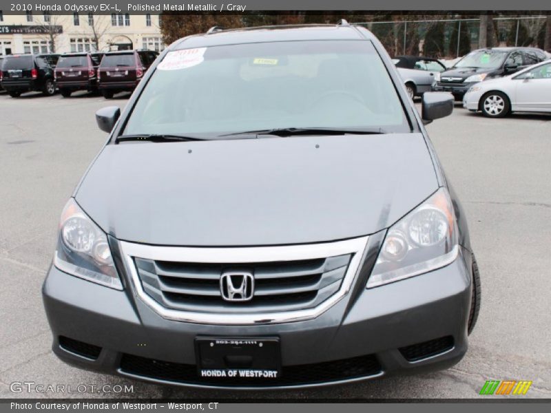 Polished Metal Metallic / Gray 2010 Honda Odyssey EX-L