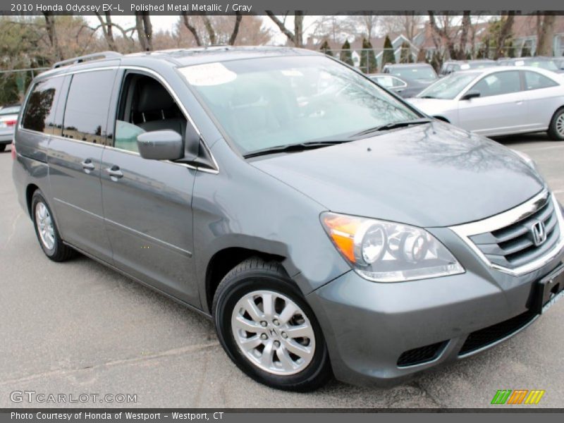 Polished Metal Metallic / Gray 2010 Honda Odyssey EX-L