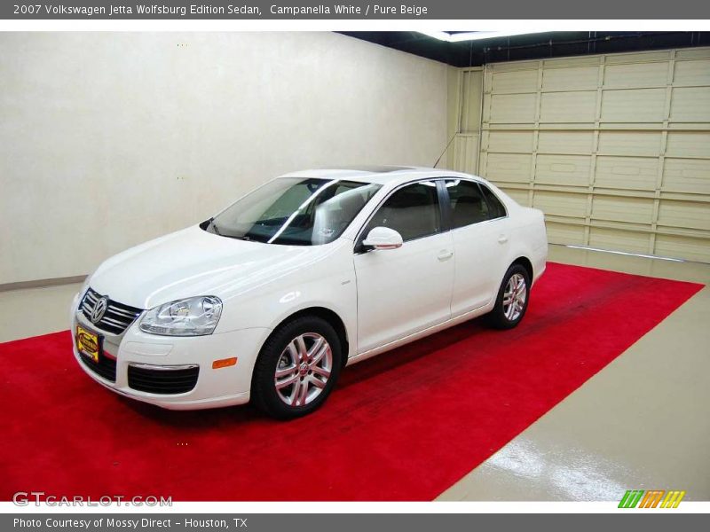 Campanella White / Pure Beige 2007 Volkswagen Jetta Wolfsburg Edition Sedan