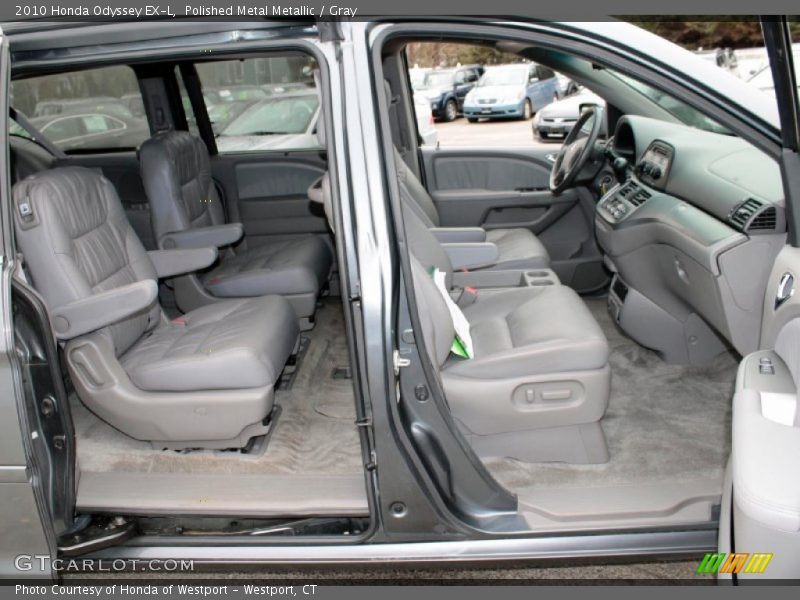 Polished Metal Metallic / Gray 2010 Honda Odyssey EX-L