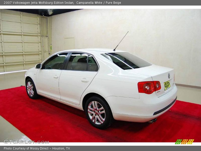 Campanella White / Pure Beige 2007 Volkswagen Jetta Wolfsburg Edition Sedan