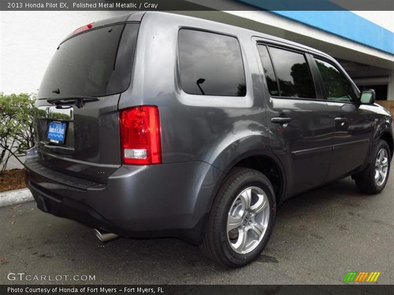 Polished Metal Metallic / Gray 2013 Honda Pilot EX