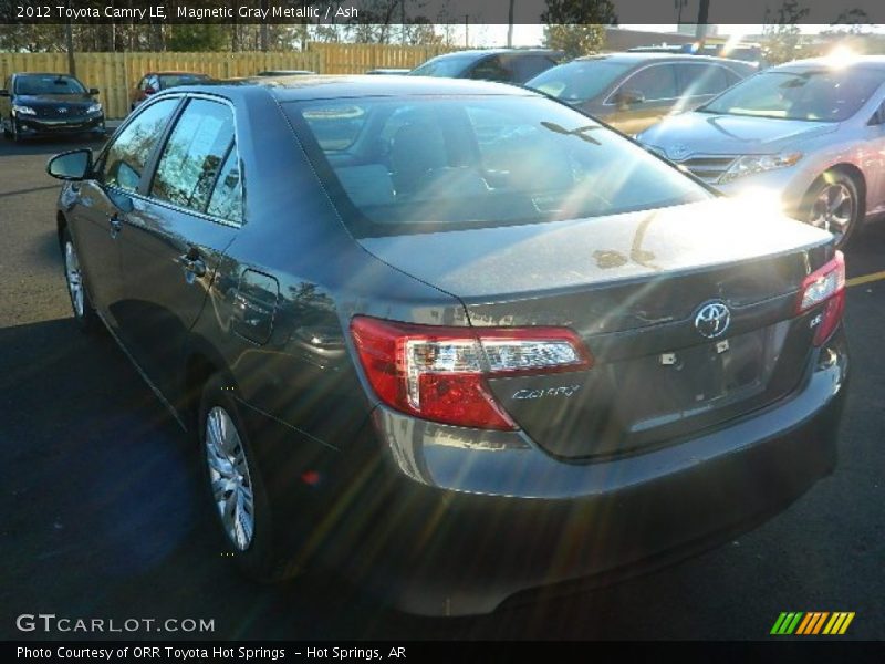 Magnetic Gray Metallic / Ash 2012 Toyota Camry LE