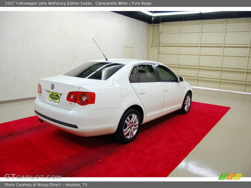 Campanella White / Pure Beige 2007 Volkswagen Jetta Wolfsburg Edition Sedan