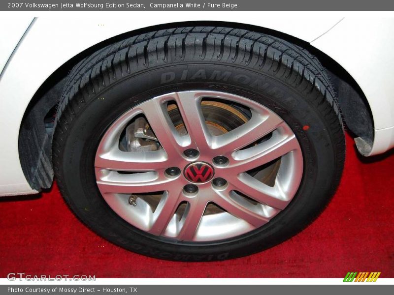 Campanella White / Pure Beige 2007 Volkswagen Jetta Wolfsburg Edition Sedan