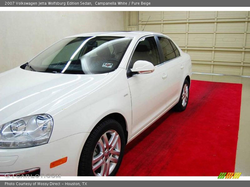 Campanella White / Pure Beige 2007 Volkswagen Jetta Wolfsburg Edition Sedan