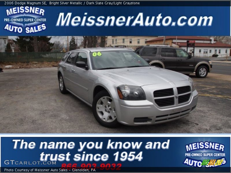 Bright Silver Metallic / Dark Slate Gray/Light Graystone 2006 Dodge Magnum SE