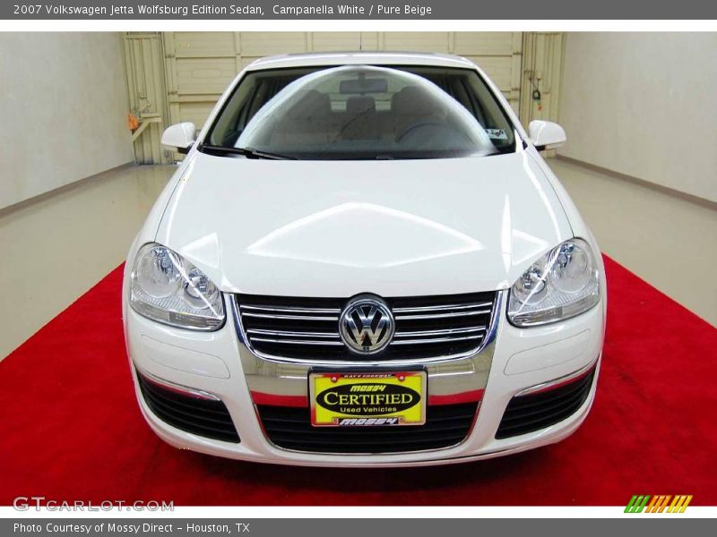 Campanella White / Pure Beige 2007 Volkswagen Jetta Wolfsburg Edition Sedan
