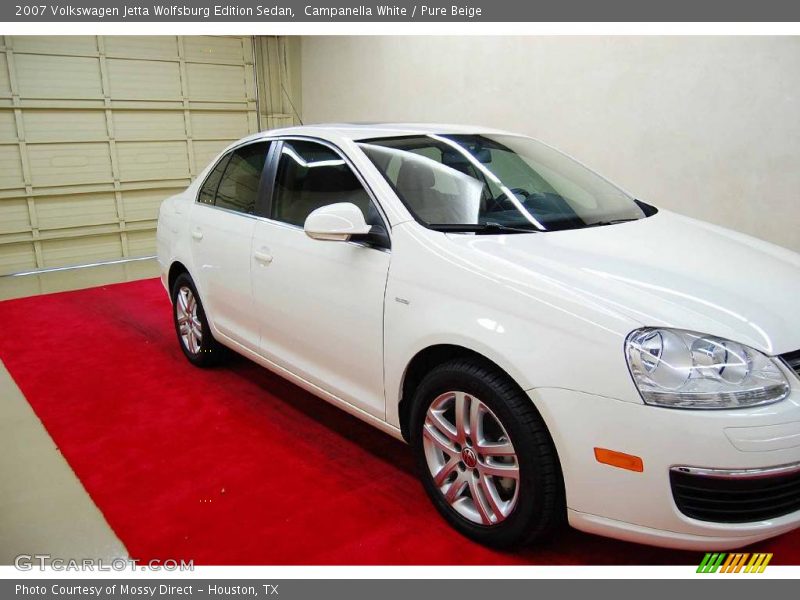 Campanella White / Pure Beige 2007 Volkswagen Jetta Wolfsburg Edition Sedan