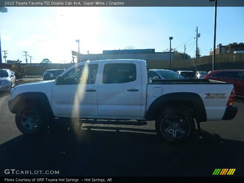 Super White / Graphite 2013 Toyota Tacoma TSS Double Cab 4x4