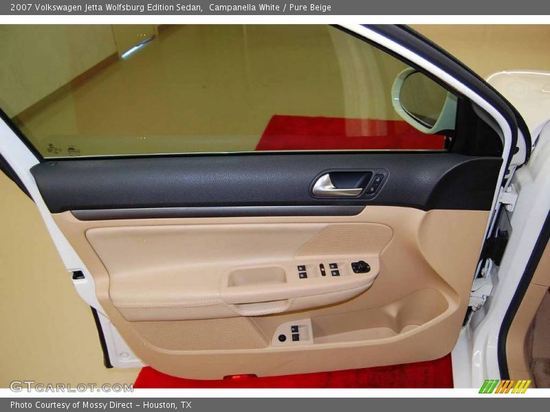 Campanella White / Pure Beige 2007 Volkswagen Jetta Wolfsburg Edition Sedan