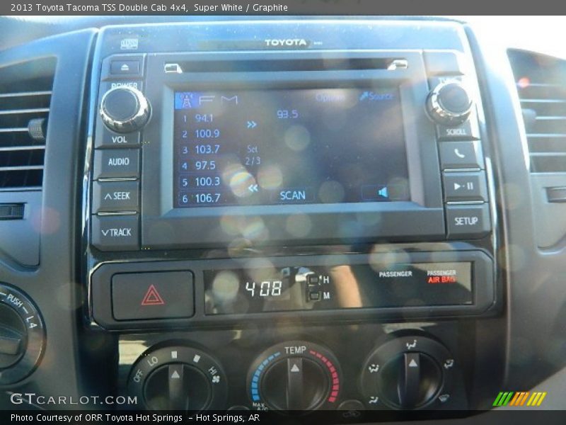 Super White / Graphite 2013 Toyota Tacoma TSS Double Cab 4x4
