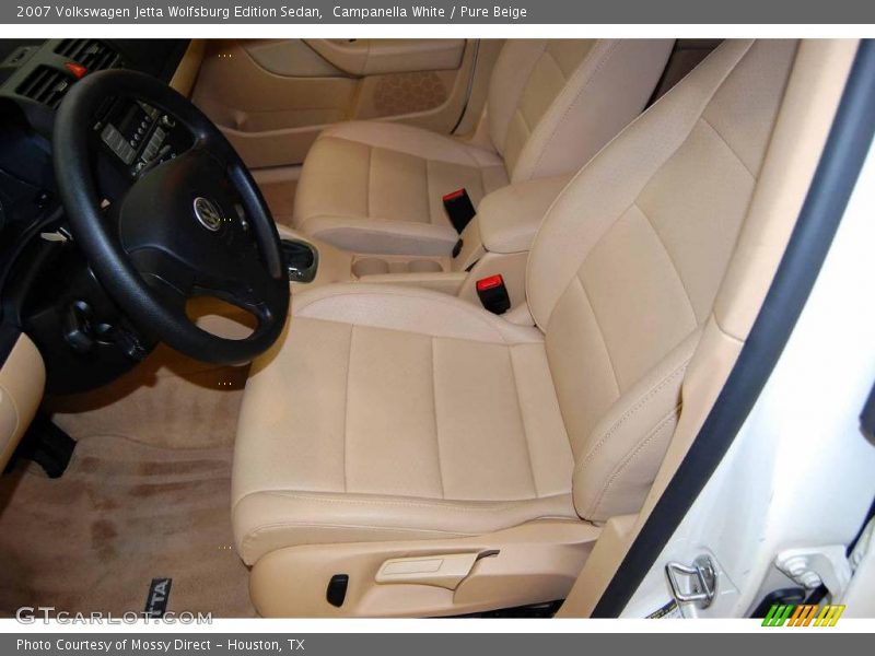 Campanella White / Pure Beige 2007 Volkswagen Jetta Wolfsburg Edition Sedan