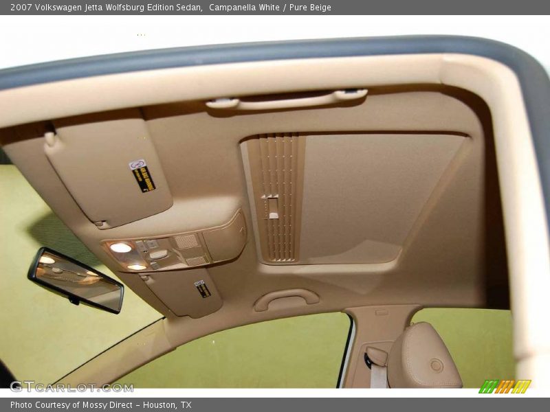 Campanella White / Pure Beige 2007 Volkswagen Jetta Wolfsburg Edition Sedan
