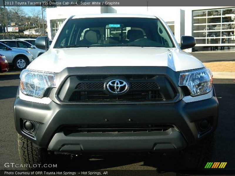 Super White / Graphite 2013 Toyota Tacoma TSS Double Cab 4x4