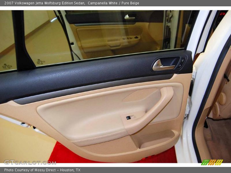 Campanella White / Pure Beige 2007 Volkswagen Jetta Wolfsburg Edition Sedan
