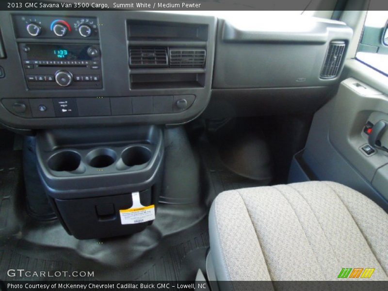 Summit White / Medium Pewter 2013 GMC Savana Van 3500 Cargo