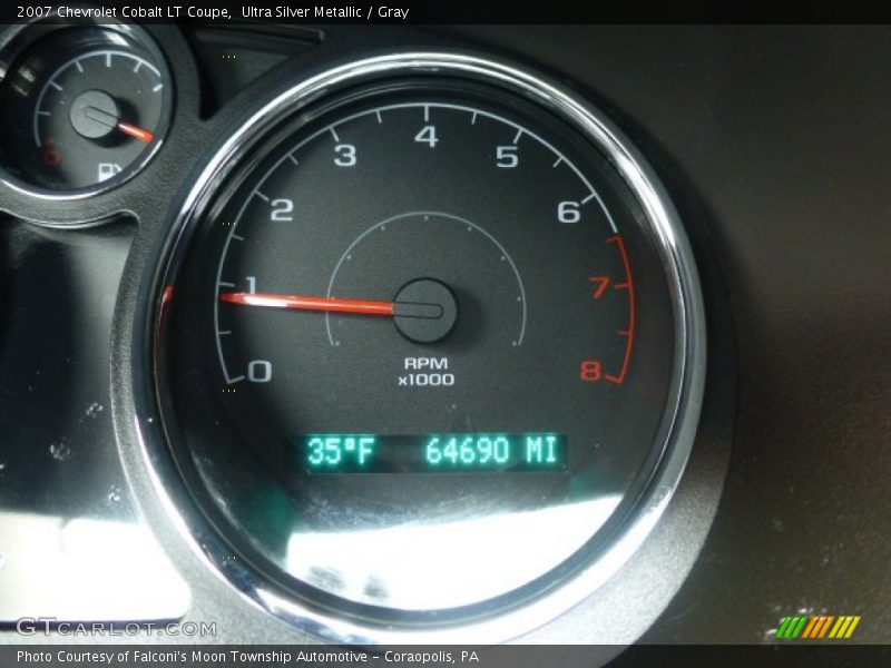 Ultra Silver Metallic / Gray 2007 Chevrolet Cobalt LT Coupe