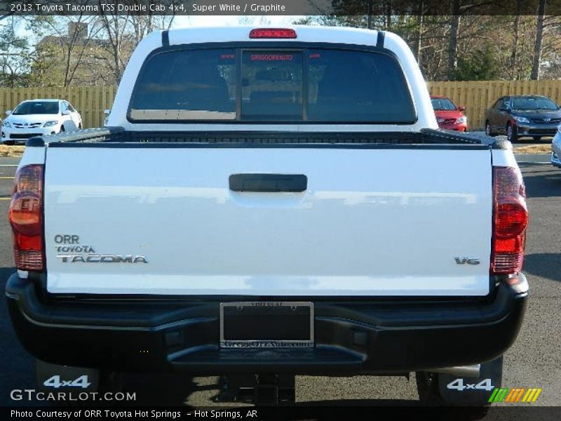 Super White / Graphite 2013 Toyota Tacoma TSS Double Cab 4x4